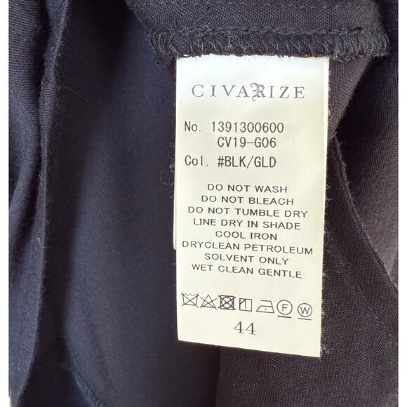 Civarize Jacket Womens Japanese 44 US S Black Military Rock Concert Streetwear - Picture 3 of 8